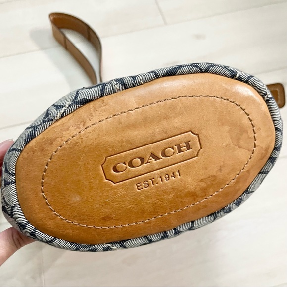 Coach Bleecker Floral Appliqué Crossbody Hobo Denim Jacquard Print | Style 11781 - Picture 3 of 10